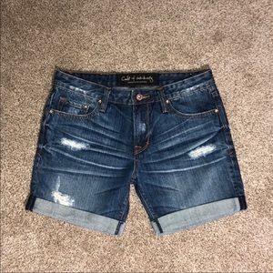 Cult of Individuality Distressed Shorts